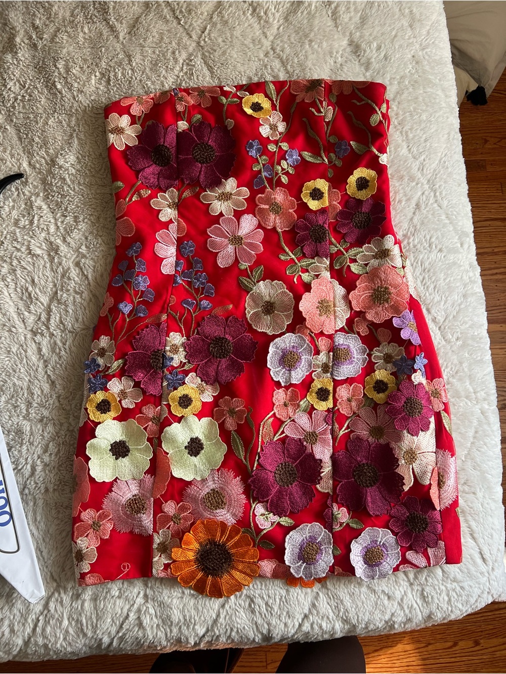 Endless Rose Bright Red Strapless Dress